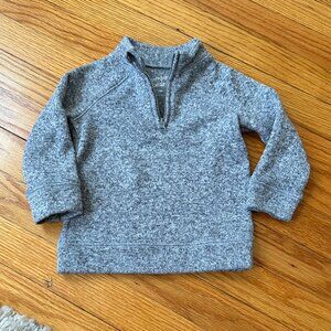 Jumping Beans 18M Gray Half Zip Sweater